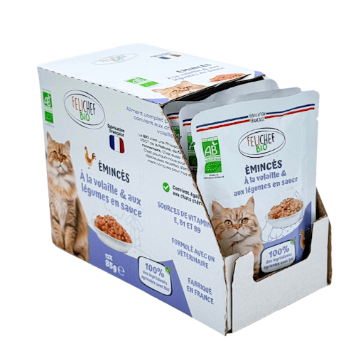 Pack Sachets Emincés Volaille Chat