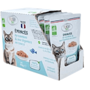 Pack Sachets Emincés Saumon Chat bio