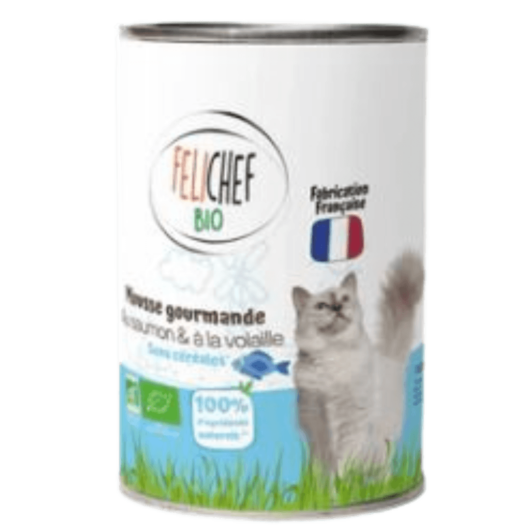 Mousse Saumon Sans Céréale Chat