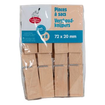 Sachet 8 Pinces Sac Vrac