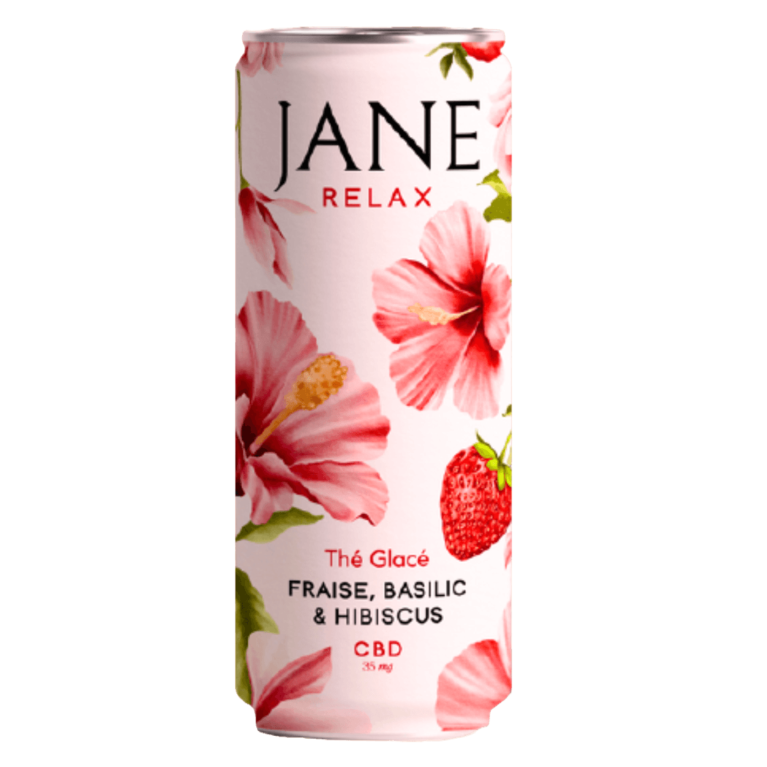 Thé Glacé CBD Fraise Basilic