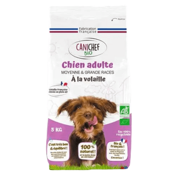 Croquettes Repas Complet Chien Moyenne Et Grande Race BIO