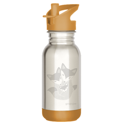Loopy Stainless Steel Fox Kids Bottle