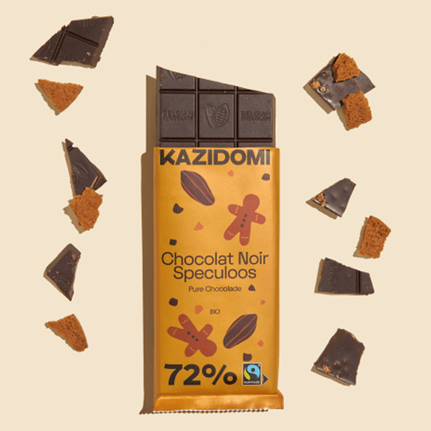 Chocolat Noir 72% Speculoos
