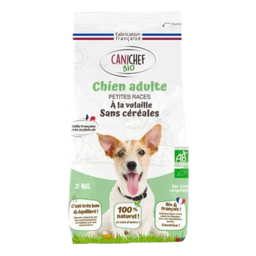Croquettes Repas Complet Sans Céréale Pour Chien Petite Race BIO