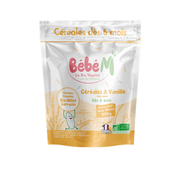 Céréales Vanille Sans Gluten Dès 6 Mois BIO