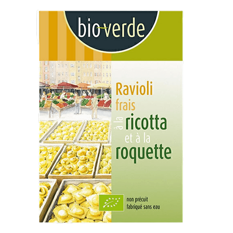 Raviolis Roquette & Epinards