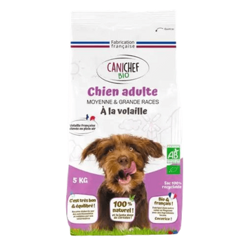 Croquettes Sans Céréale Moyen & Grand Chien BIO