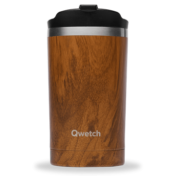 Rvs Reisbeker - Hout Isothermisch