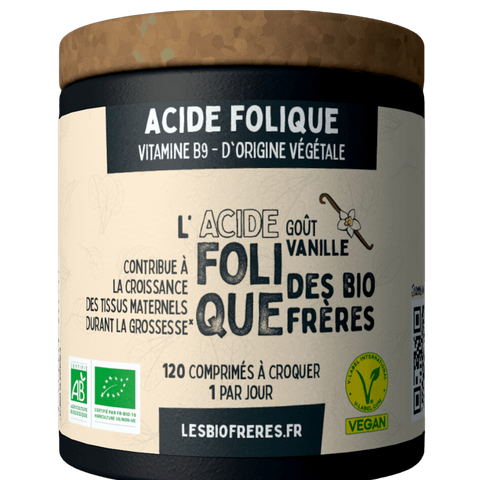 Acide Folique Vitamine B9 Vanille