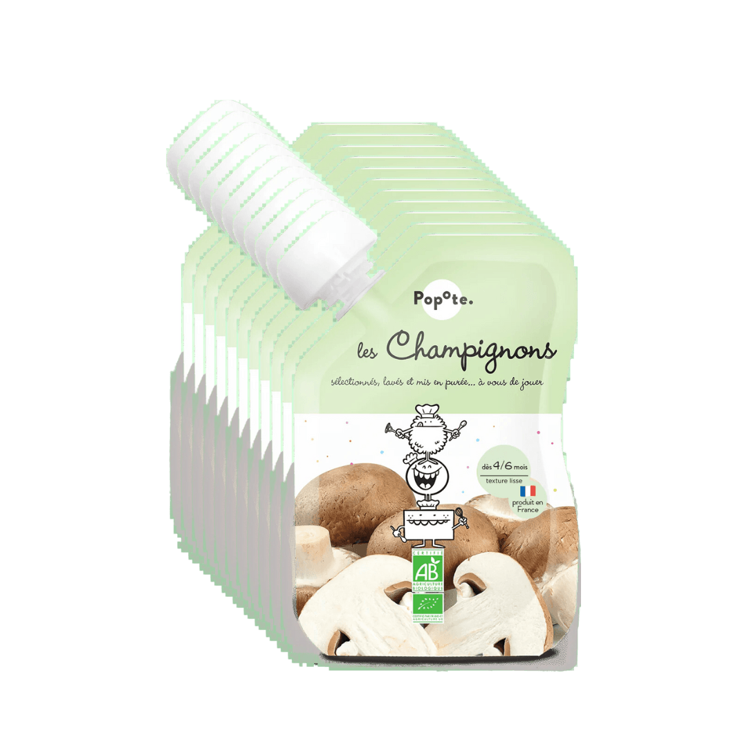 Champignonpompoen vanaf 4 maanden