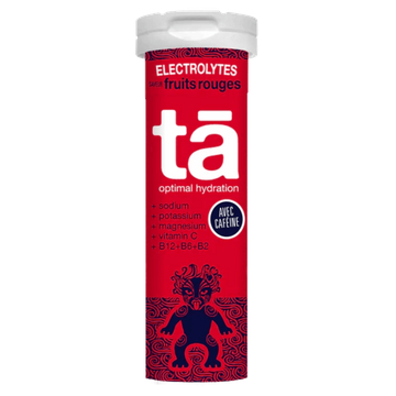Rode Vruchten Cafeïne Hydratatie Elektrolyt Tabletten
