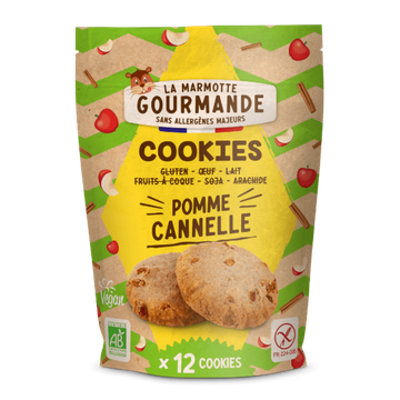 Cookies Pomme Cannelle Sans Allergène BIO