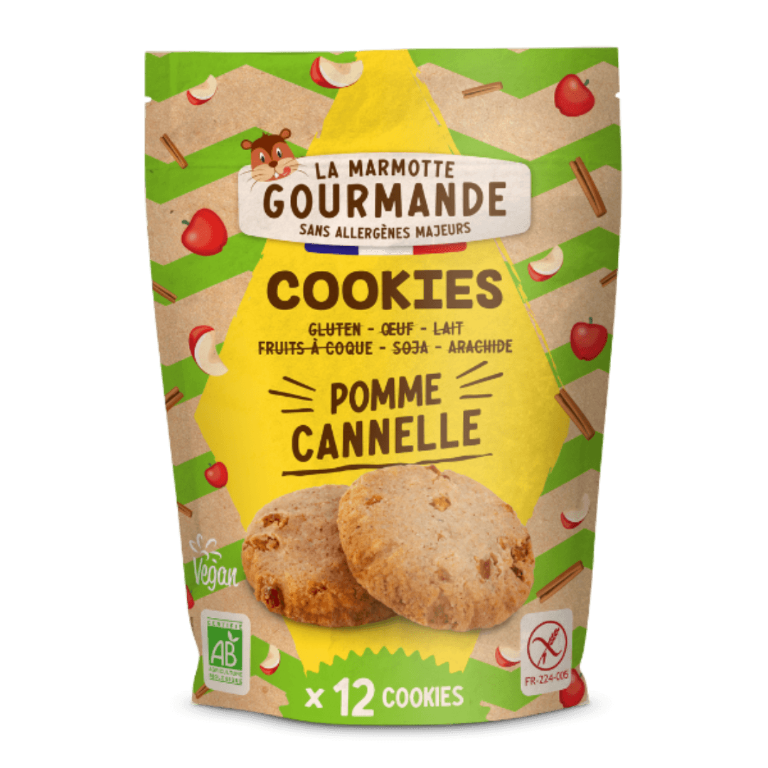Cookies Pomme Cannelle Sans Allergène
