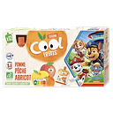 Pack Gourdes Pat'Patrouille Pomme Pêche Abricot bio