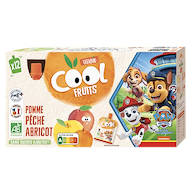 Pack Gourdes Pat'Patrouille Pomme Pêche Abricot bio