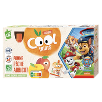 Pack Knijpzakjes Paw Patrol Appel Perzik Abrikoos BIO