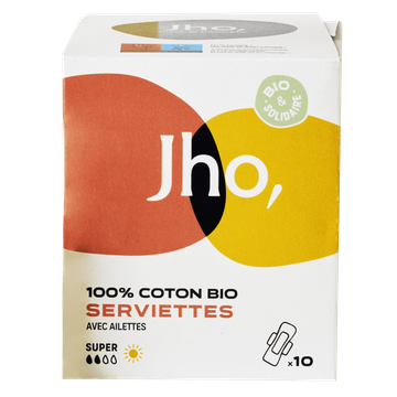 Serviettes Super Plus Jour BIO