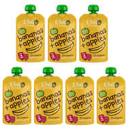 Banana Apple Pouches Pack + 4 months organic