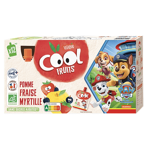 Pack Knijpzakjes Paw Patrol Appel Aardbei Bosbes