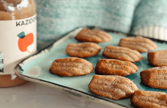 Madeleines à la compote de pommes