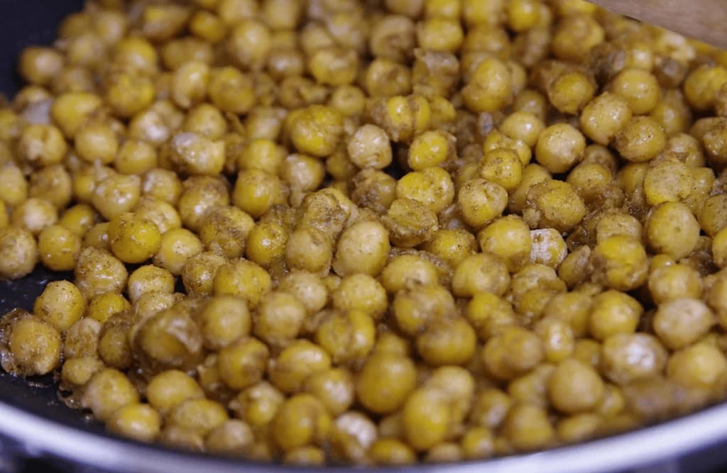 Pois chiches rôtis à la maca et paprika