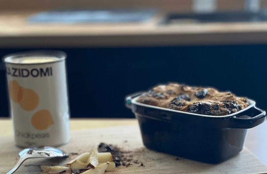 Moelleux protéiné aux pépites de chocolat