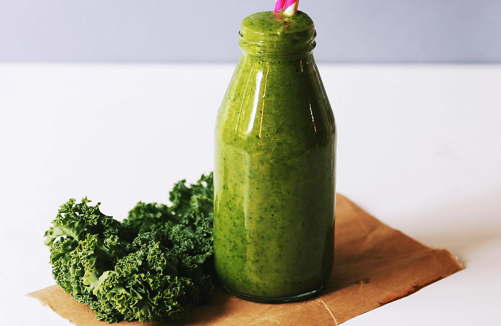 Green smoothie au Kombucha