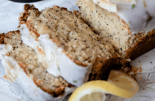Gâteau au citron et graines de chia