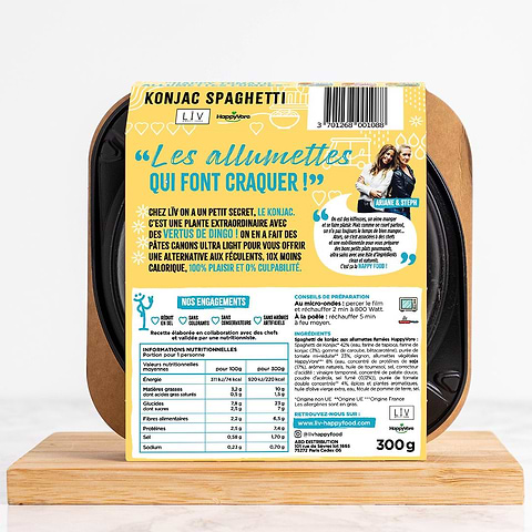 Konjac Spaghetti Smoked tomato sticks