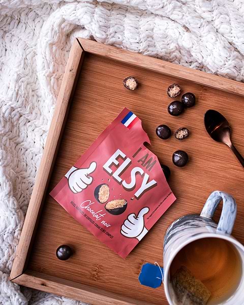 Lage GI Donkere Chocolade Gepofte Balletjes
