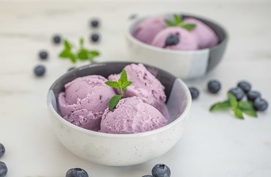 Glace vegan aux fruits