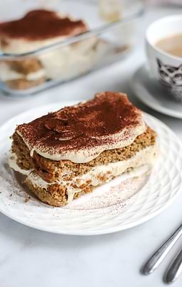 Tiramisu Vegan sans caféine