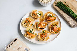 Bouchées croustillantes au tofu citronné et purée de cajou