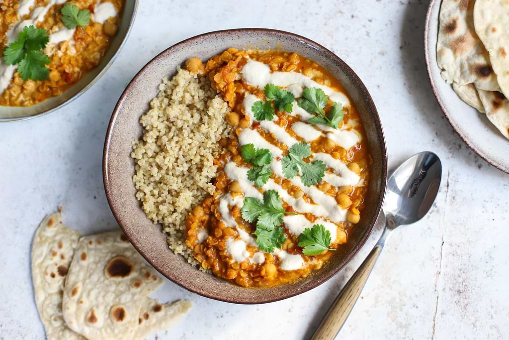 Dahl protéiné à la crème de cajou