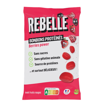 Red Fruit Protein Candy