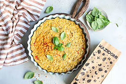 Tarte salée protéinée sans pâte