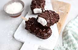 Glaces coco-chocolat façon Magnum 