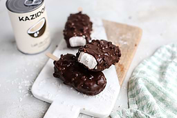 Glaces coco-chocolat façon Magnum 