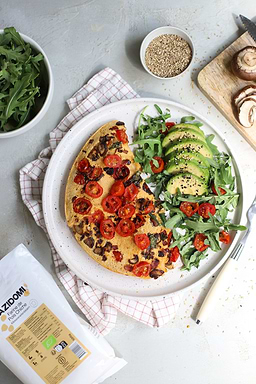 Vegan protein omelette