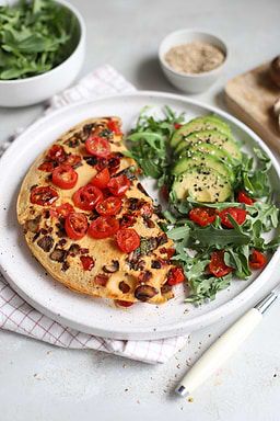 Vegan protein omelette