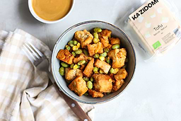 Bowl protéiné rapide au tofu curcuma