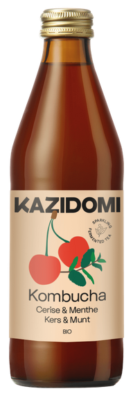 Kombucha Cerise & Menthe bio