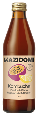 Passion Fruit & Lemon Kombucha organic