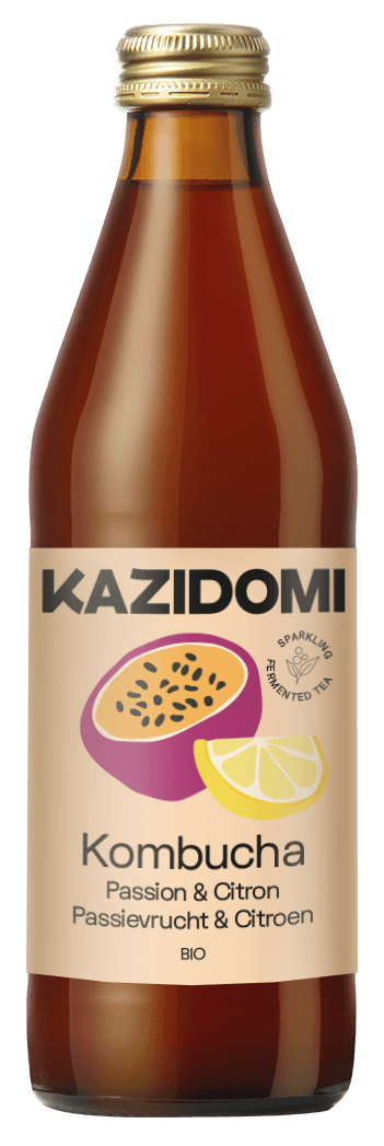 Kombucha Fruit de la Passion & Citron bio