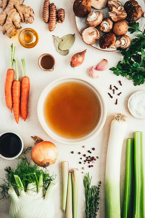 Bouillon Végé Shitake Gingembre