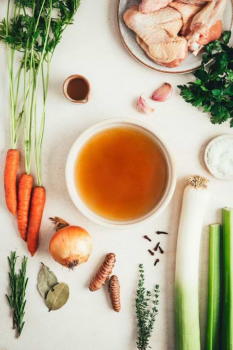 Turmeric Chicken Broth