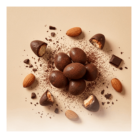 Roasted Almonds with Milk Chocolate low GI