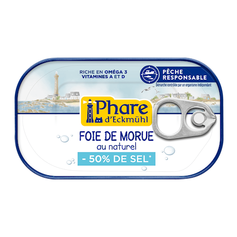 Cod Liver in brine -50% salt