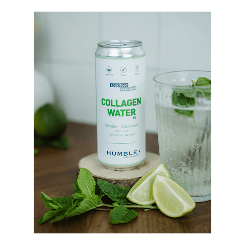 Mint Lime Collagen Water